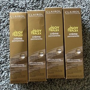 NEW Clairol 5NN permanent Hair color - 4 Pack- Natural Brown